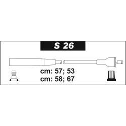 Przewody zapłonowe + cewka FSO Polonez Caro 1.6 GSI