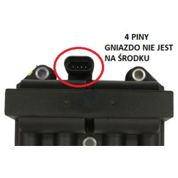 Przewody zapłonowe + cewka FSO Polonez Caro 1.6 GSI