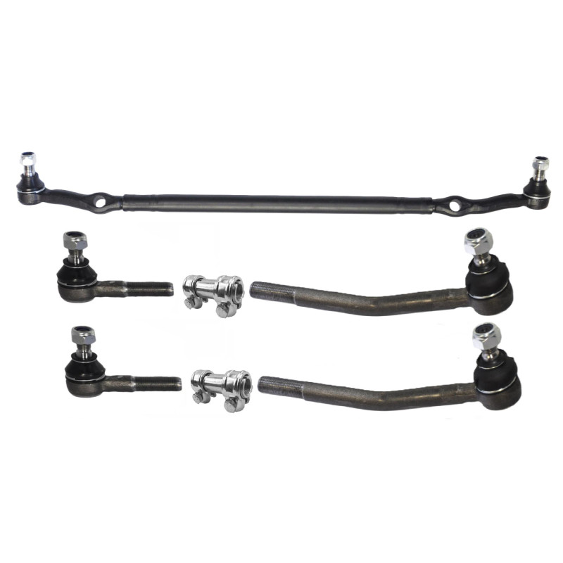 Drazek kierowniczy środkowy + 4 koncowki drazka + lacznik Polonez Caro nowy typ