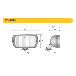 Komplet halogen reflektor przeciwmgielny Polonez Caro Truck Atu Plus HP1.12801