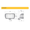 Komplet halogen reflektor przeciwmgielny Polonez Caro Truck Atu Plus HP1.12801