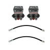 2x Cylinderek hamulcowy + przewody Skoda 105 120
