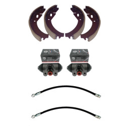 Szczęki + cylinderki + przewody hamulcowe Skoda 105 120