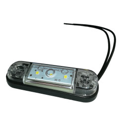 Lampa obrysowa pozycyjna biała LED diody