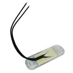 Lampa obrysowa pozycyjna biała LED diody