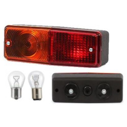 Lampa zespolona tylna uniwersalna 12-24V Zetor Ursus MASSEY FERGUSON + żarówki