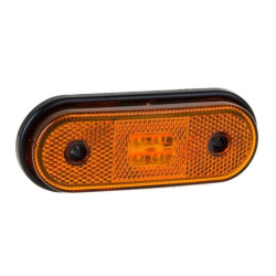Lampa obrysowa prostokątna żółta LED