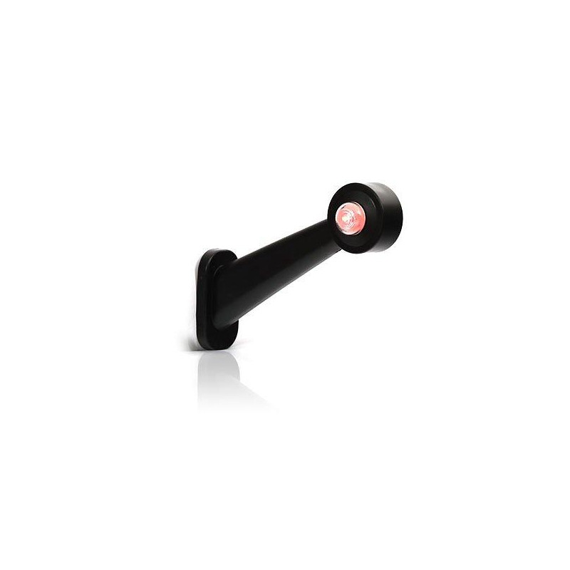 Lampa obrysowa LED okrągła prawa biały-czerwony 136L 45* WAŚ przód tył