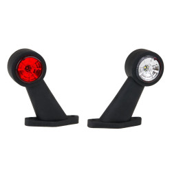 Lampa obrysowa obrysówka LED biało-czerwona typ C