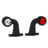 Lampa obrysowa obrysówka LED biało-czerwona typ D