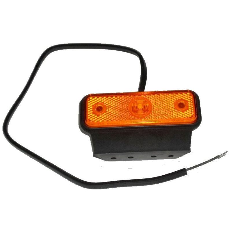 Lampa obrysowa obrysówka pomarańczowa żółta kątownik LED