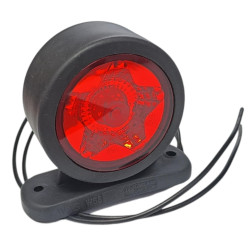 Lampa obrysowa biało czerwona laweta TIR przyczepa WAŚ 883