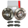 Klocki tarcze hamulcowe Peugeot 206 207 307 Partner Citroen Berlingo
