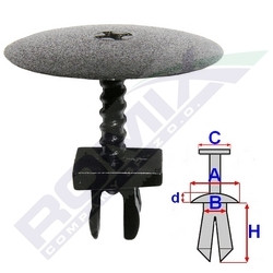Spinka podszybia VW Polo Seat Ibiza Cordoba 10 sztuk