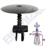 Spinka podszybia VW Polo Seat Ibiza Cordoba 10 sztuk