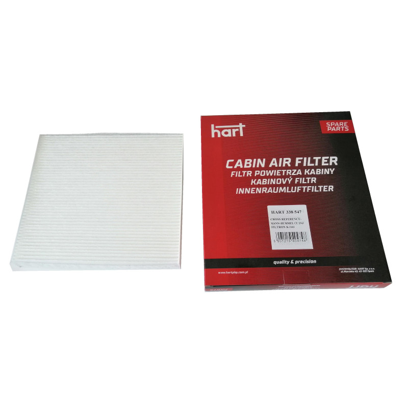 Filtr kabinowy Mazda 2 6 CX-7 K1161 HART Filtr kabinowy Mazda 2 6 CX-7 K1161 HART