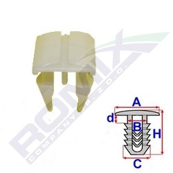 Spinka podszybia BMW E36 E34 E38 10 sztuk