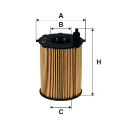 Filtr oleju Fiat Panda Punto 500 0.9i OE670/2