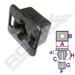 Spinka reflektora lampy Fiat Marea Brava Bravo Ducato