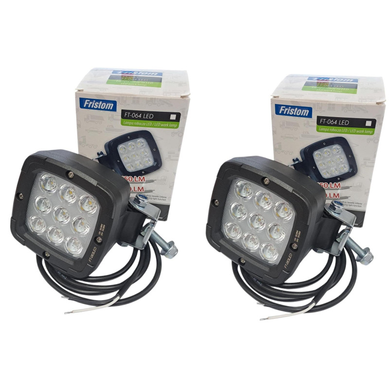 Zestaw 2x lampa robocza widlak wózek widłowy ładowarka  12V 24V
