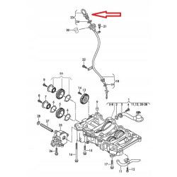 Miarka bagnet poziomu oleju Audi A4 B8 A6 C7 A7 2.0 TDI 2010-...