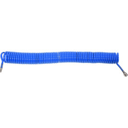 Wąż spiralny 8mm x 12mm x 15m PU z szybkozłączami - Yato