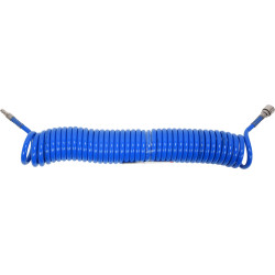 Wąż spiralny 8mm x 12mm x 10m PU z szybkozłączami - Yato