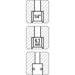 Szybkozłącze szybkozłączka gwint wewnętrzny 1/4'' Yato YT-2393