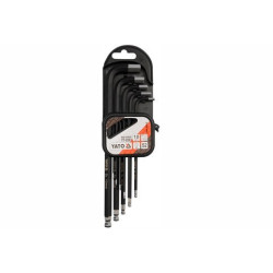Zestaw kluczy imbusowych powlekanych HEX 10 sztuk Yato YT-0561