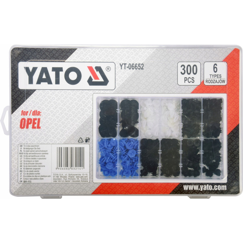 Komplet spinek samochodowych Opel Yato YT-06652