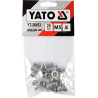 Nitonakrętki aluminiowe M5 z kołnierzem płaskim 20 sztuk Yato YT-36453