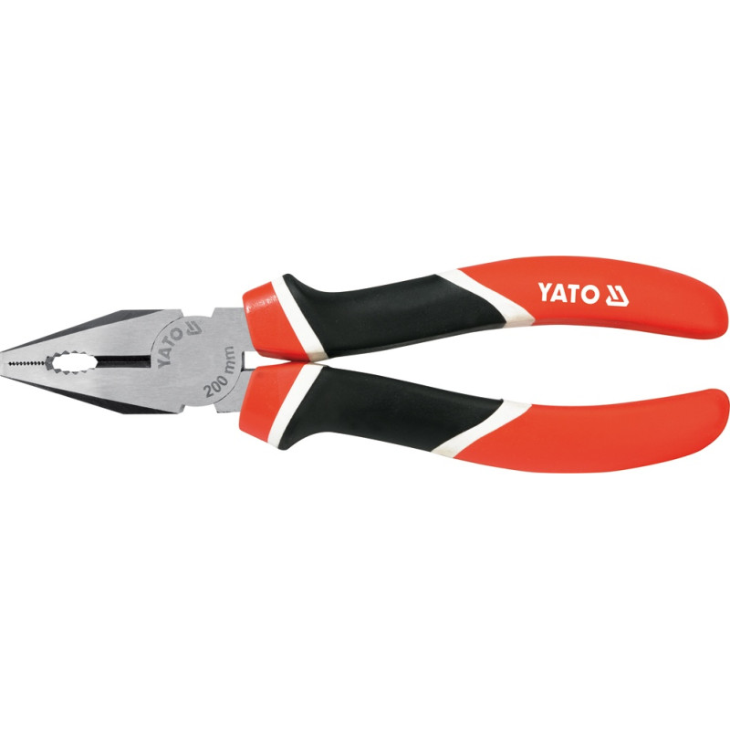 Szczypce uniwersalne, crv, 200 mm, trójkolorowe rękojeści - Yato Szczypce uniwersalne, crv, 200 mm, trójkolorowe rękojeści - Yato