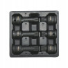 Zestaw udarowych kluczy trzpieniowych spline 1/2" YT-10652