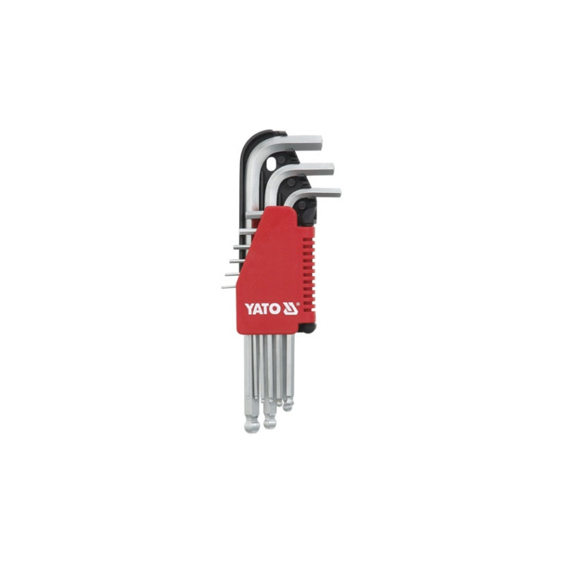 Klucze imbusowe hex, kulka 2-10 mm, kpl. Klucze imbusowe hex, kulka 2-10 mm, kpl.