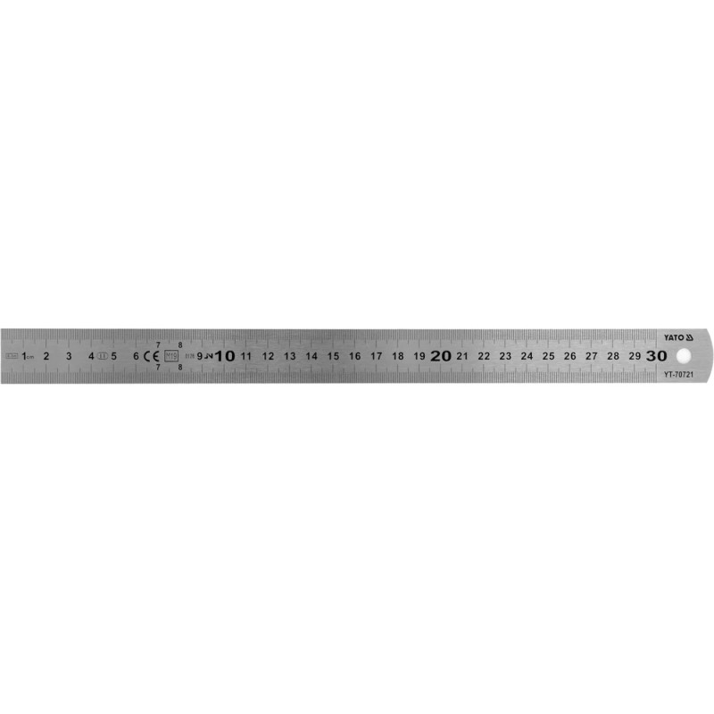 Liniał mierniczy Stainless Steel 300MM YT-70721 Liniał mierniczy Stainless Steel 300MM YT-70721