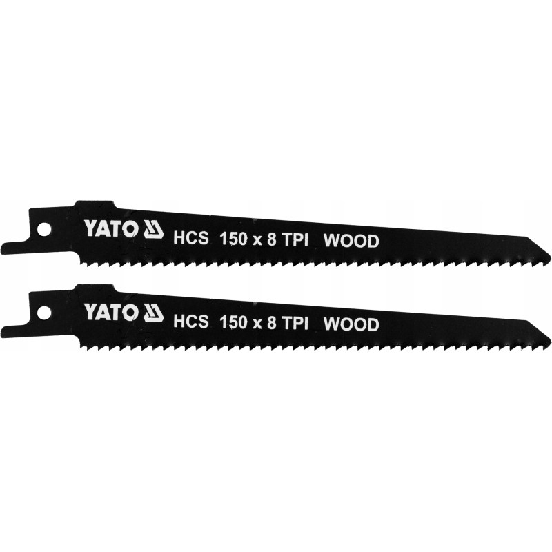 Brzeszczot do drewna do pił szablastych uniwersalny 150 mm 8 TPI 2 szt. Brzeszczot do drewna do pił szablastych uniwersalny 150 mm 8 TPI 2 szt.
