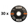 30 x Tarcza do cięcia metalu 115 x 1,2 x 22 mm - Yato