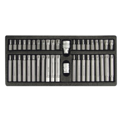 Końcówki wkrętakowe ribe torx security 42 sztuki