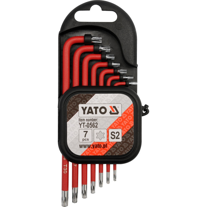 Zestaw kluczy imbusowych powlekanych torx 10 elementów Zestaw kluczy imbusowych powlekanych torx 10 elementów