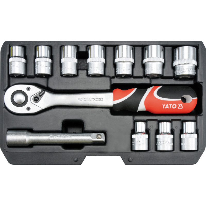 Zestaw narzędziowy 1/2" kpl 12 szt - Yato Zestaw narzędziowy 1/2" kpl 12 szt - Yato