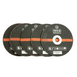 Tarcza do cięcia metalu 75x2x9,5 mm, kpl. 5 szt. - Yato