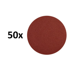Krążki ścierne z rzepem 125mm granulacja 180 P180 50 sztuk