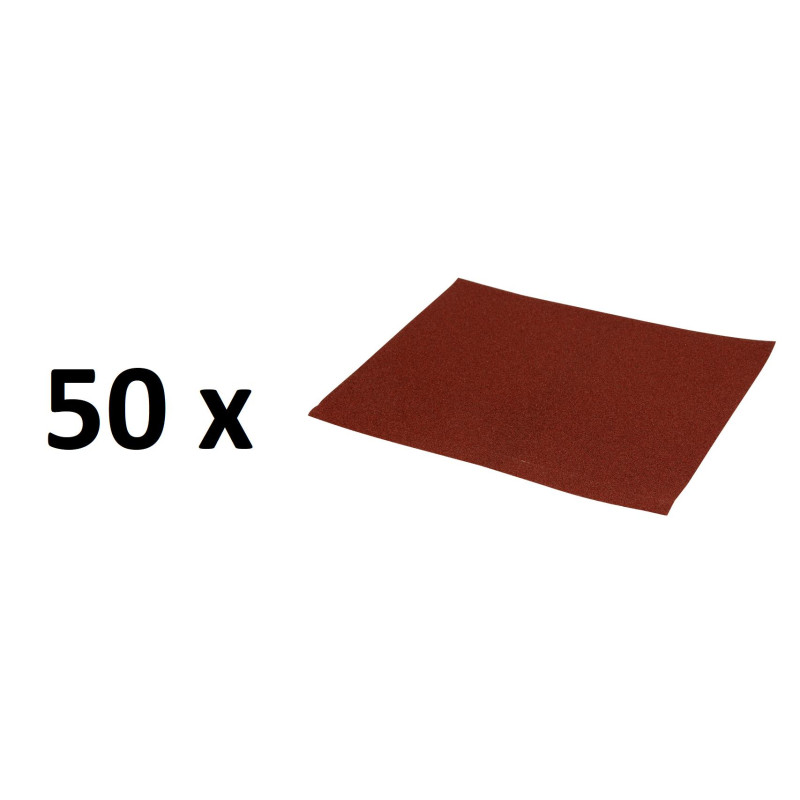Płótno ścierne arkusz 230x280 granulacja 120 P120 50 sztuk Płótno ścierne arkusz 230x280 granulacja 120 P120 50 sztuk