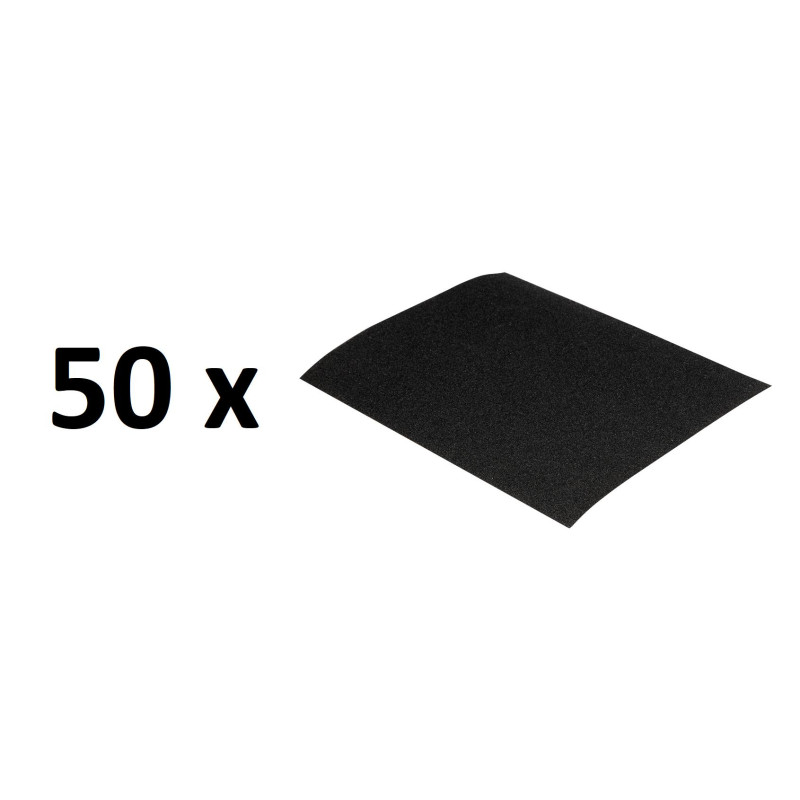 Papier ścierny arkusz wodoodporny 230x280 granulacja 80 P80 50 sztuk Papier ścierny arkusz wodoodporny 230x280 granulacja 80 P80 50 sztuk