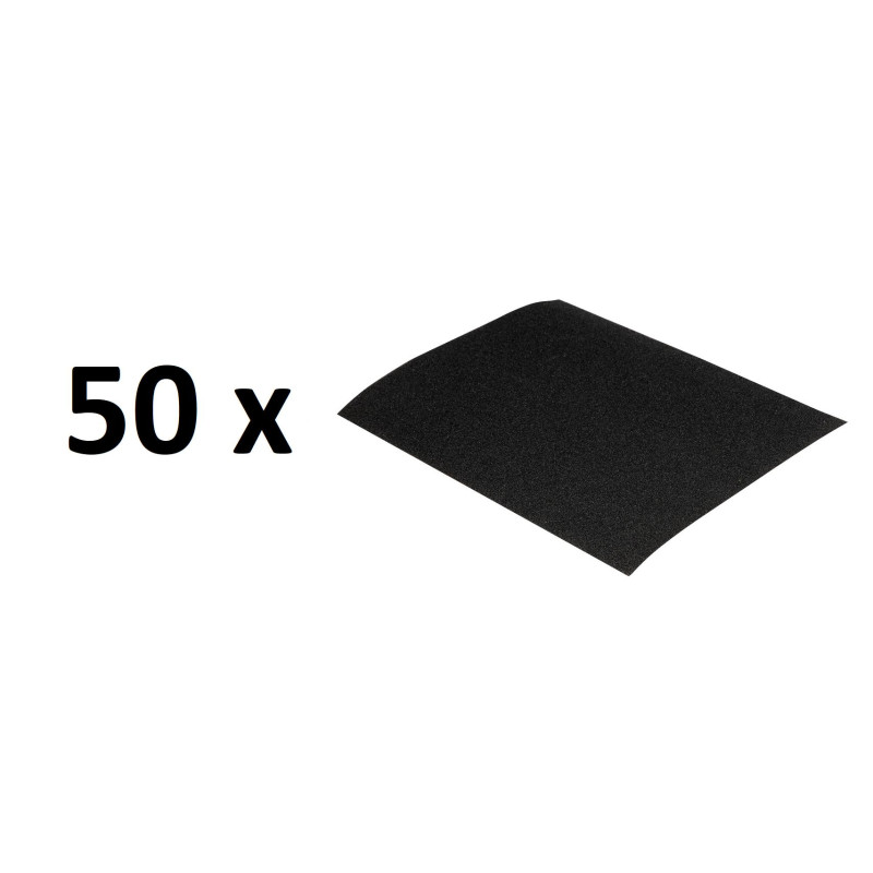 Papier ścierny arkusz wodoodporny 230x280 granulacja 100 P100 50 sztuk Papier ścierny arkusz wodoodporny 230x280 granulacja 100 P100 50 sztuk