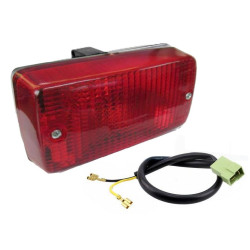 Lampa przeciwmgielna czerwona czerwony klosz Fiat FSO 125 126p przewód