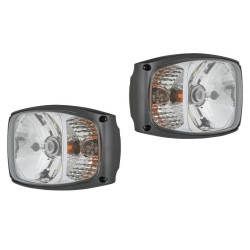 Reflektor lampa przedni prawy + lewy koparka ładowarka JCB Agri RGV1.49000 RGV1.49010