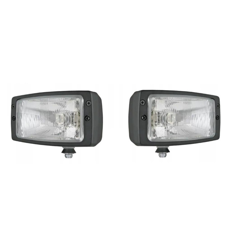 2x Reflektor lampa przedni H4 w obudowie Case Zetor John Deer ładowarka RE.25677 2x Reflektor lampa przedni H4 w obudowie Case Zetor John Deer ładowarka RE.25677