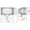 Reflektor lampa H4 kierunkowskaz lewa Deutsch REPR1.24206