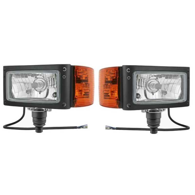 Reflektor lampa H4 z kierunkowskazem Wesem lewy + prawy REPR2.42782 REPR2.42783 Reflektor lampa H4 z kierunkowskazem Wesem lewy + prawy REPR2.42782 REPR2.42783